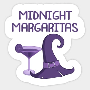 Midnight Margaritas Cheeky Witch Sticker